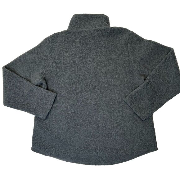 Free Fly Freefly Women’s Bamboo Sherpa Fleece Half Zip Pullover Large Grey Blue - Picture 2 of 10